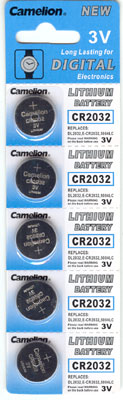 5x CR2032 Batterie 3 Volt Digital Lithium Batterie