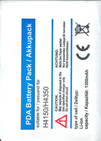HP 4150, 4350 1300mAh Lithium-Ionen-Akku