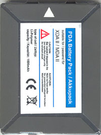 MDA II / XDA II 1600mAh Lithium-Polymer-Akku