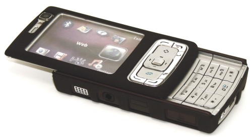 Protector Case Nokia N95 Clip On Cover Black