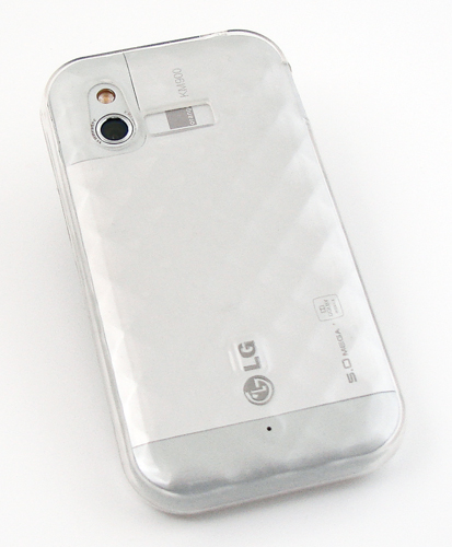 Silicon Tasche transparent f�r LG KP500 Cookie