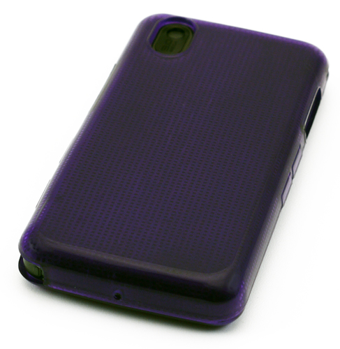 Silicon Kondom Tasche (trans purple) f�r LG KP500