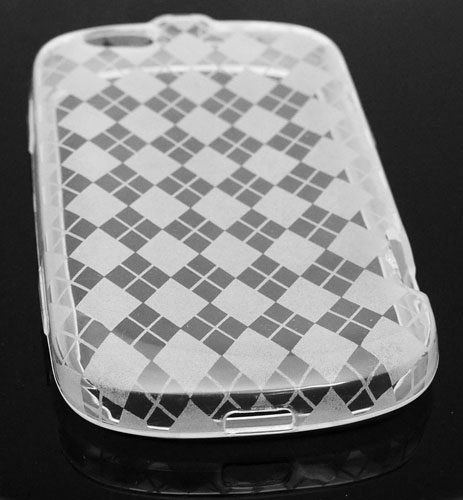 Soft Skin Case Karo (transparent) f�r Motorola Cliq XT