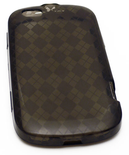 Soft Skin Case Karo (transp. schwarz)f.Motorola Cliq XT