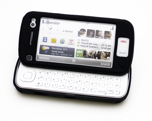 Silicon Kondom Tasche (schwarz) f�r Nokia N97