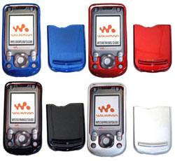 Sony Ericsson W550/i Handcover Blau/Rot/Silber/