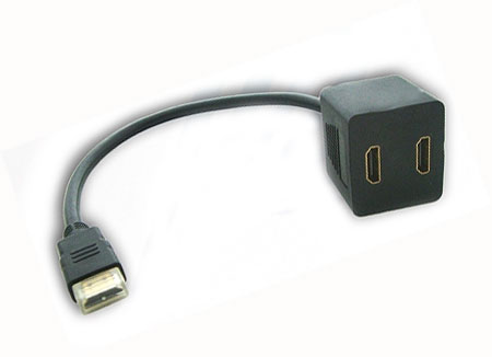 HDMI Anschlusskabel auf 2 HDMI ( Y-Verteiler )