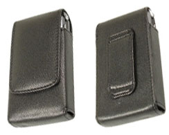Motorola V8 / V3 / V3i / V3c Ledertasche Black Holster Box