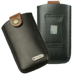 Leder Etui (schwarz) Pierre Cardin (Modelle s.Text)