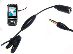 Headset/Musik Adapter f�r Samsung D600/500 u.kompatible