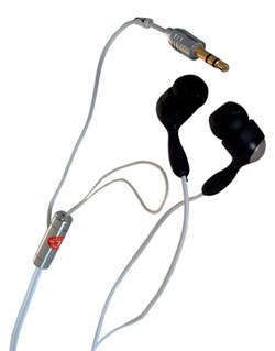 Inear Stereo Kopfh�rer Black f�r iPod, MP3 Player, Walkman, Diskman(kompatibel zu allen Ger�ten