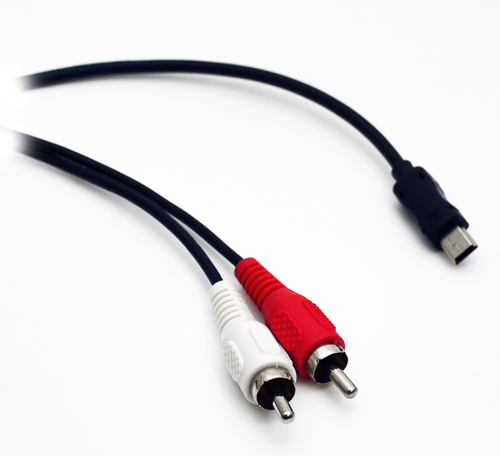 Audio-kabel(Mini USB auf 2xchinch)Handy (Mod.s.Text)