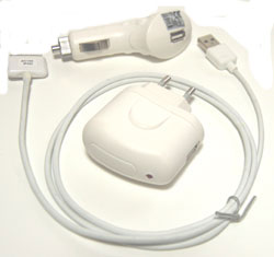 4 in 1 iPod Lade/Hotsync Set KFZ/HOME/DATEN