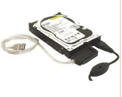 USB 2,0 auf IDE SATA S-ATA ADAPTER 2,5 3,5 u.Netzteil