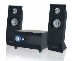 Multimedia-Lautsprecher 2.1 System(schwarz)f.MP3/ PC/TV