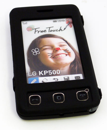 Protector Case (schwarz) f�r LG KP500