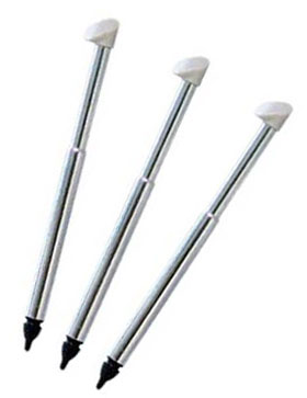 3 Stifte 2in1 Stylus Pen f�r O2 XDA Mini S / T-Mobile MDA Vario / Qtek 9100 / i-mate K-Jam