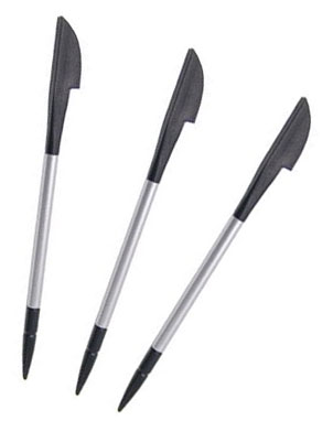 3 Stifte 2in1 Stylus Pen f�r T-Mobile MDA Compact / O2 XDA Mini / Qtek S100