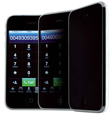 Antispy Displayschutzfolie f�r Apple iPhone 4